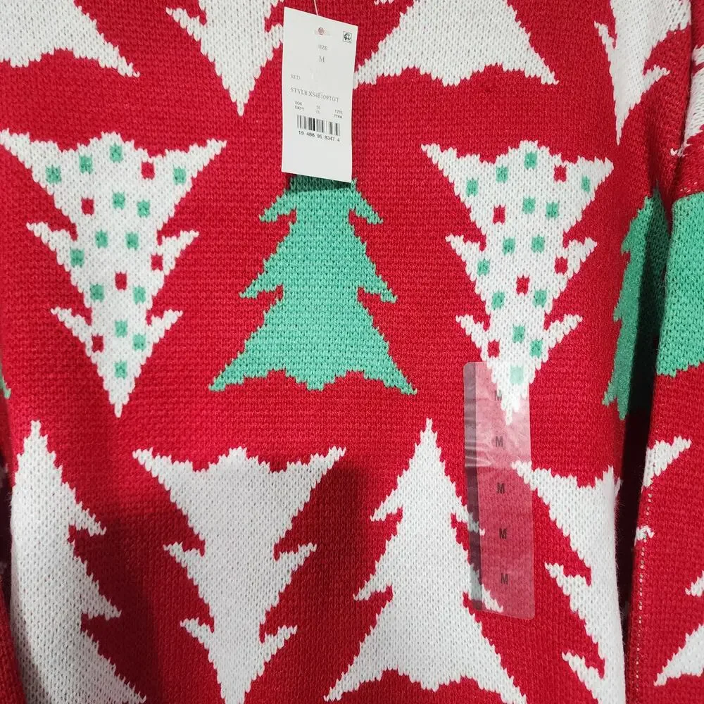 Christmas tree sweater by 33 degrees women's medium